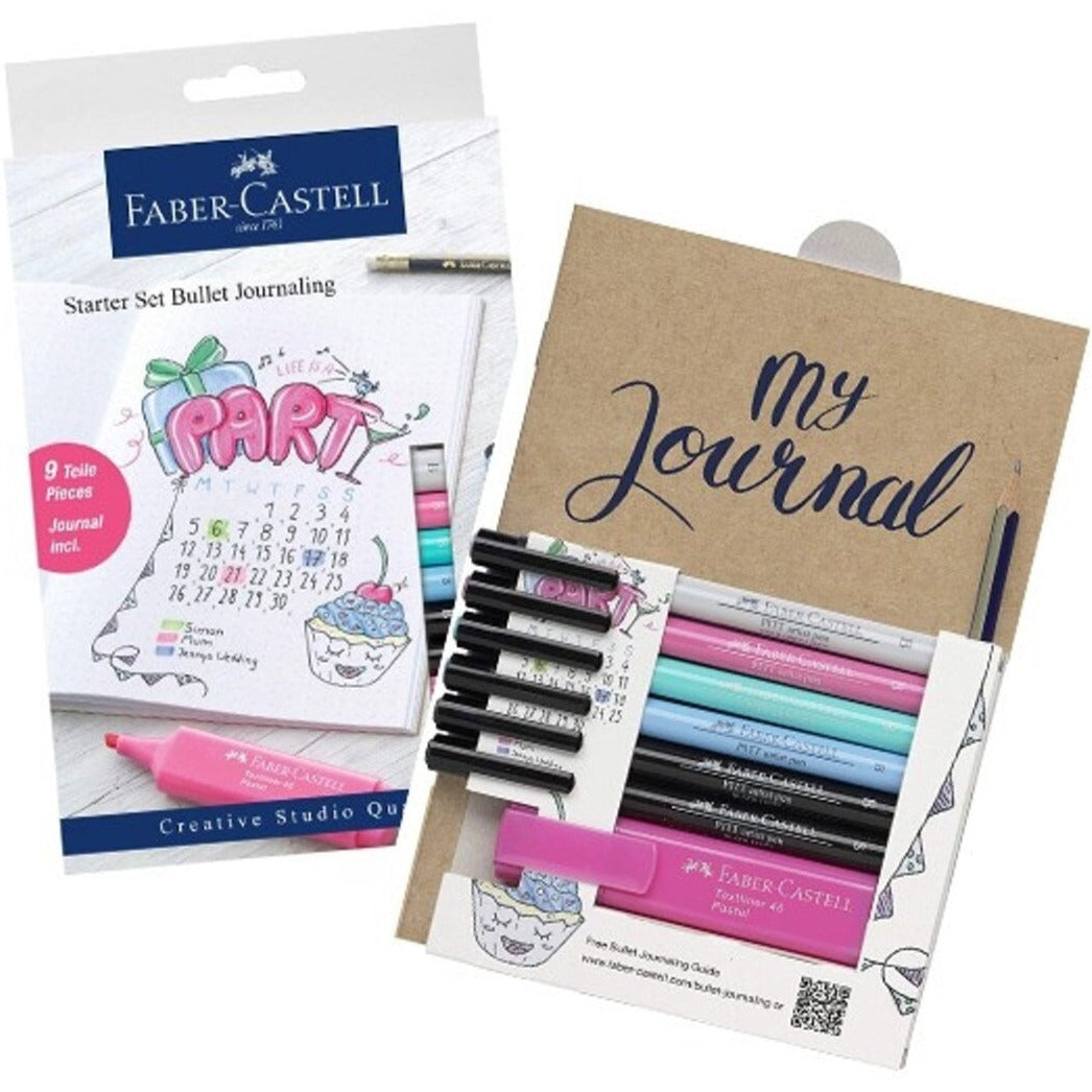 Set Iniciação Com 9 Marcadores Bullet Journaling Faber-Castell