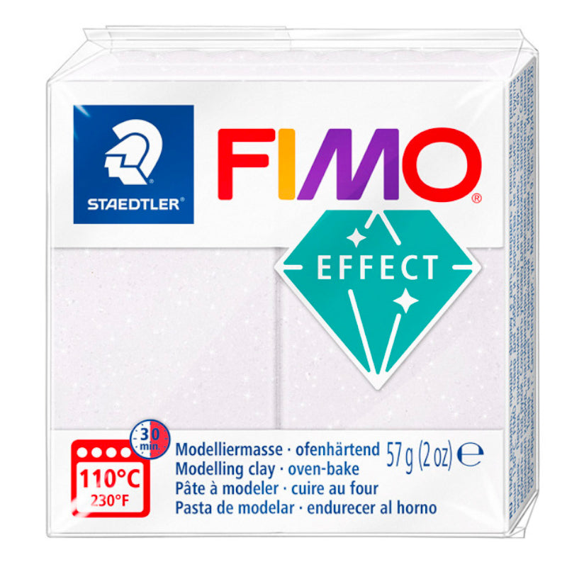 Embalagem de Fimo de 57 gramas com a cor 002 Branco Galáxia