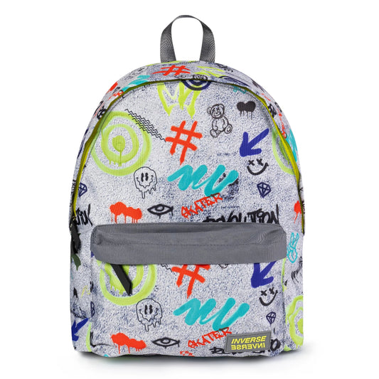 Mochila Escolar Ambar - City Art Teen Inverse