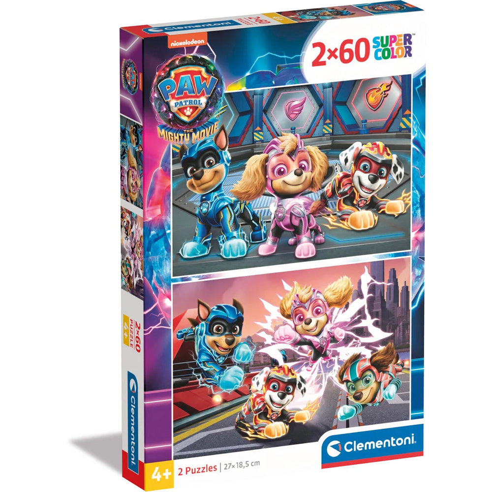 Puzzles 2x60 Peças - Patrulha Pata (O Filme 2)