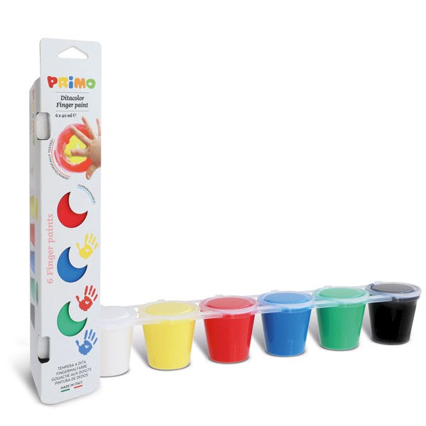 Pintura De Dedos Primo 6 Tintas 25ml