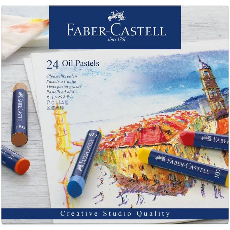 24 Pastéis de Óleo - Faber-Castell