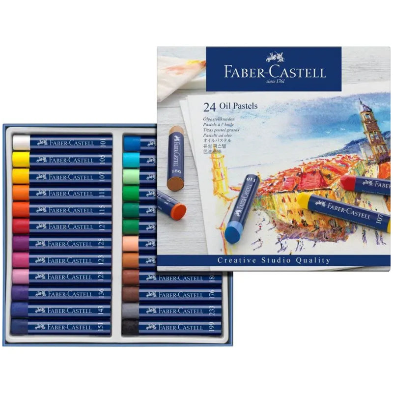 24 Pastéis de Óleo - Faber-Castell