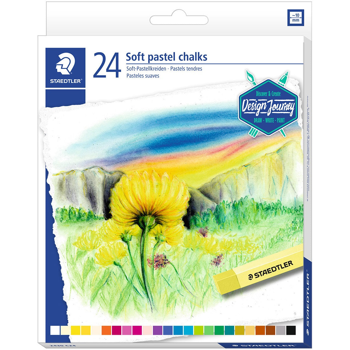 24 Giz Pastel Suave - Staedtler
