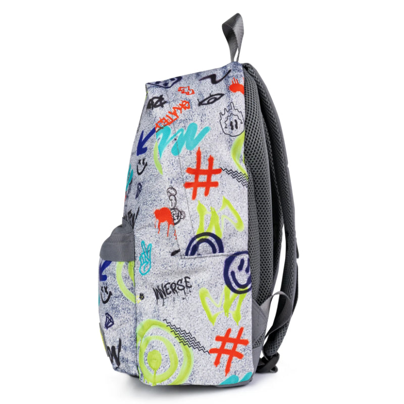 Mochila Escolar Ambar - City Art Teen Inverse