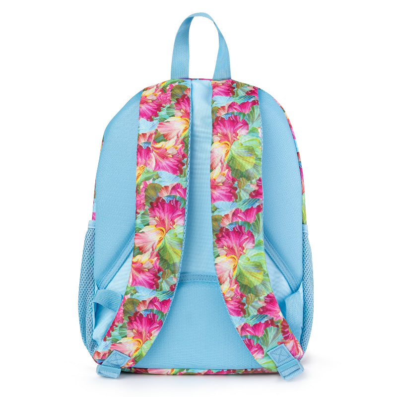 Mochila Escolar Ambar - Tropical Flowers Teen Moonflower