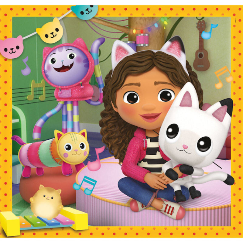 Puzzles 3x48 Peças - A Casa Mágica da Gabby