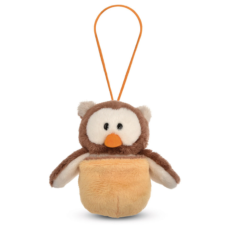 Peluche Coruja Reversível Nici - 12cm