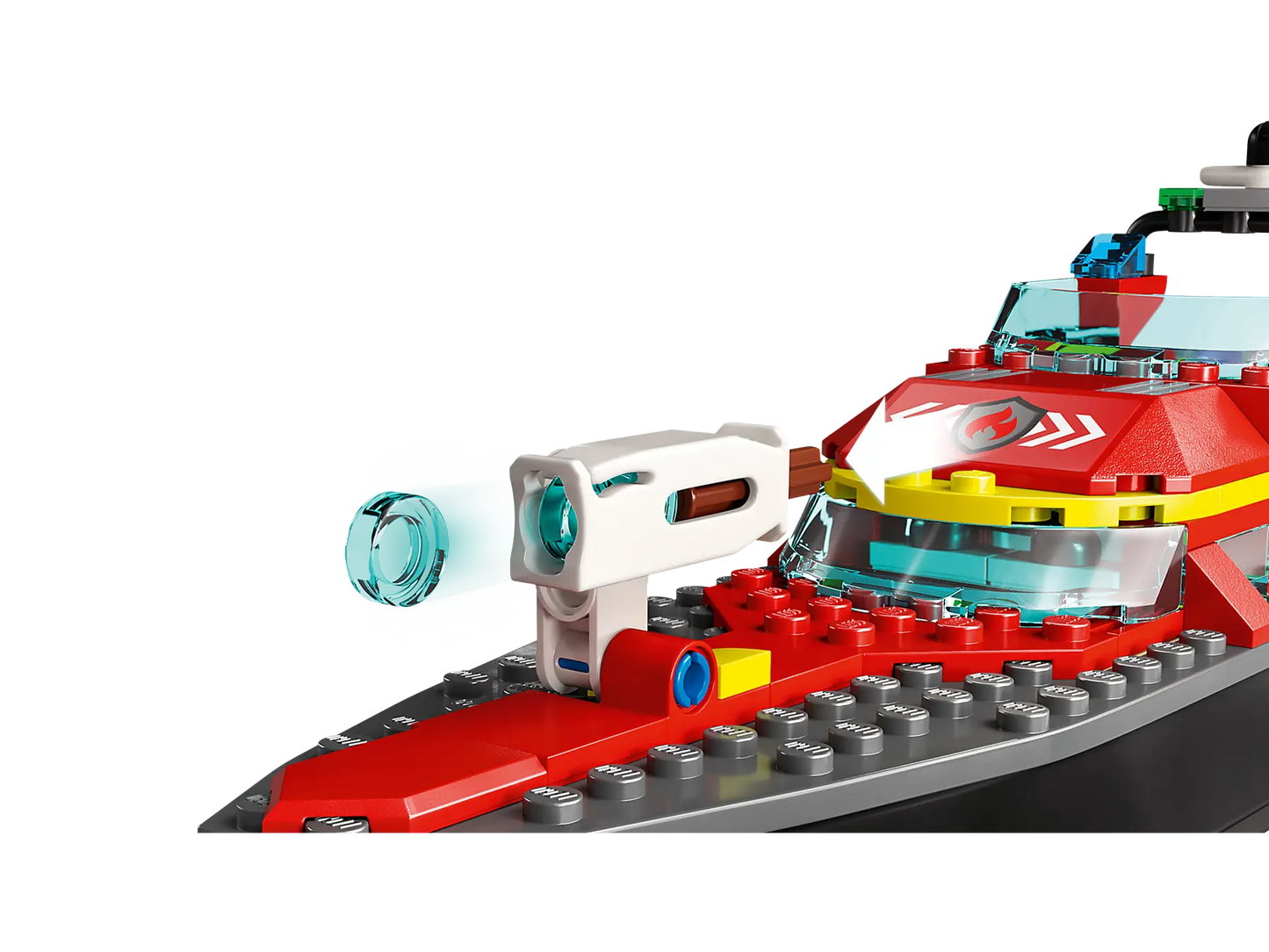 LEGO City 60373 - Barco de Resgate dos Bombeiros