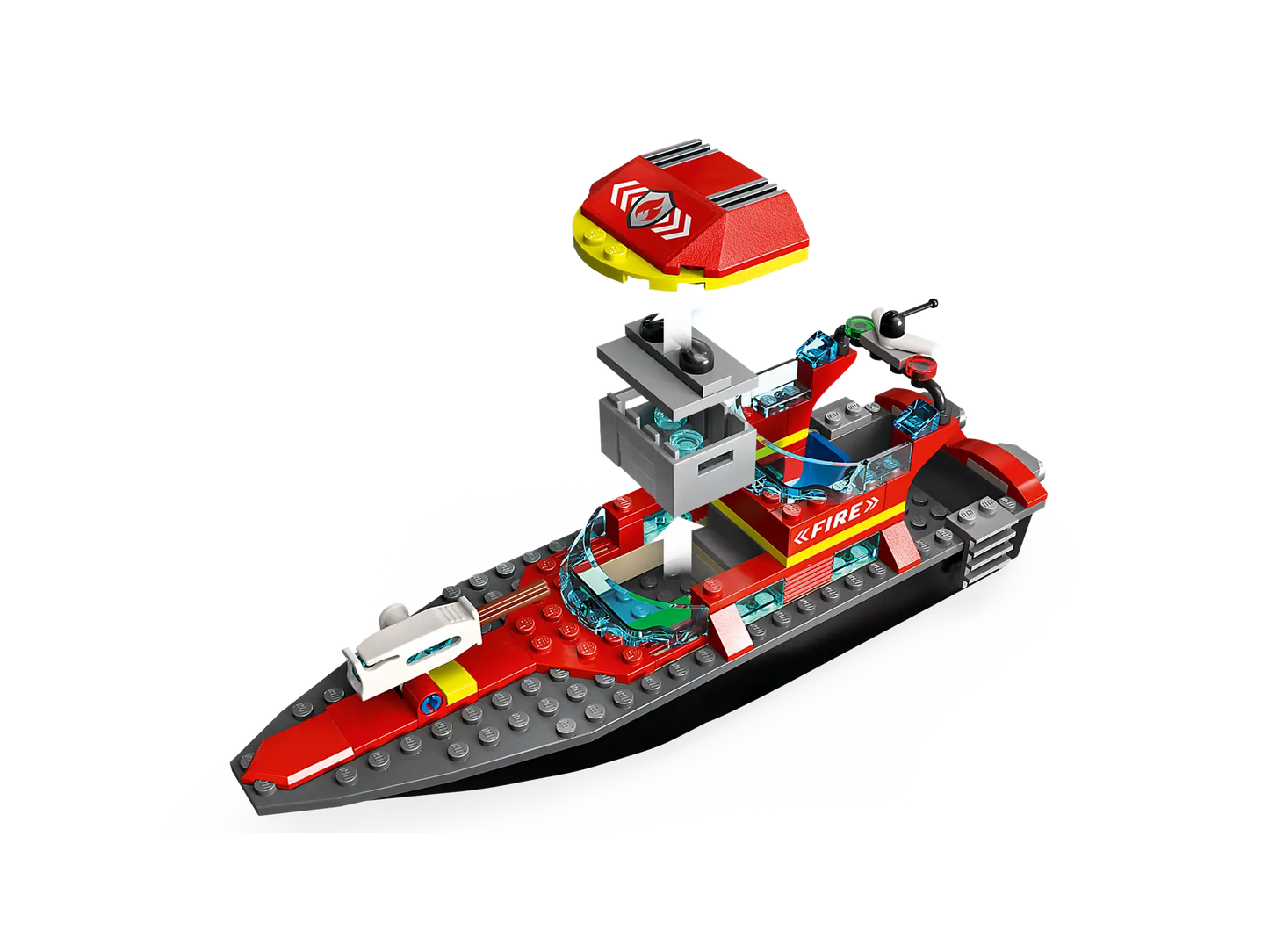 LEGO City 60373 - Barco de Resgate dos Bombeiros