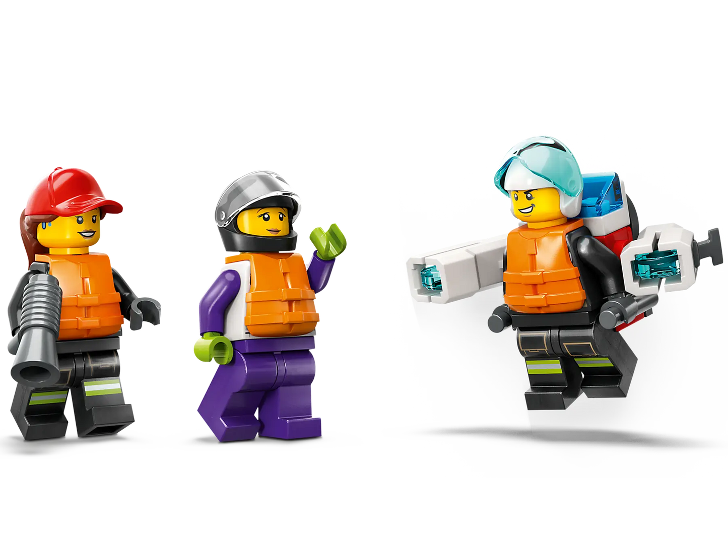 LEGO City 60373 - Barco de Resgate dos Bombeiros