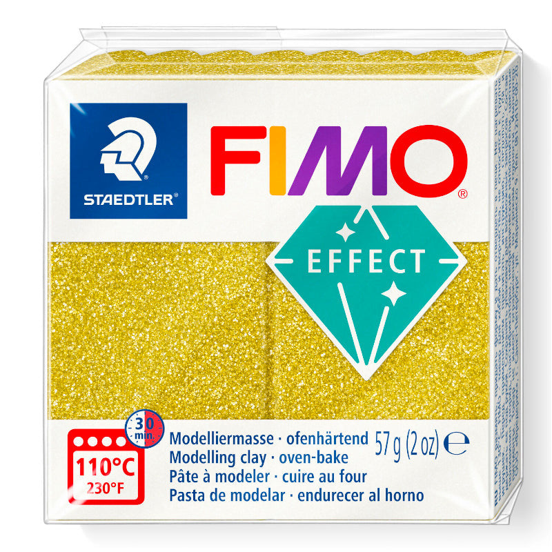Embalagem de Fimo de 57 gramas com a cor 112 Dourado Brilhante