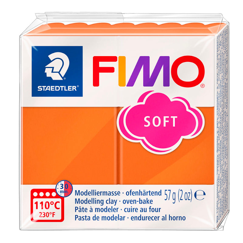 Embalagem de 57g de Fimo Soft, cor 76 Cognac