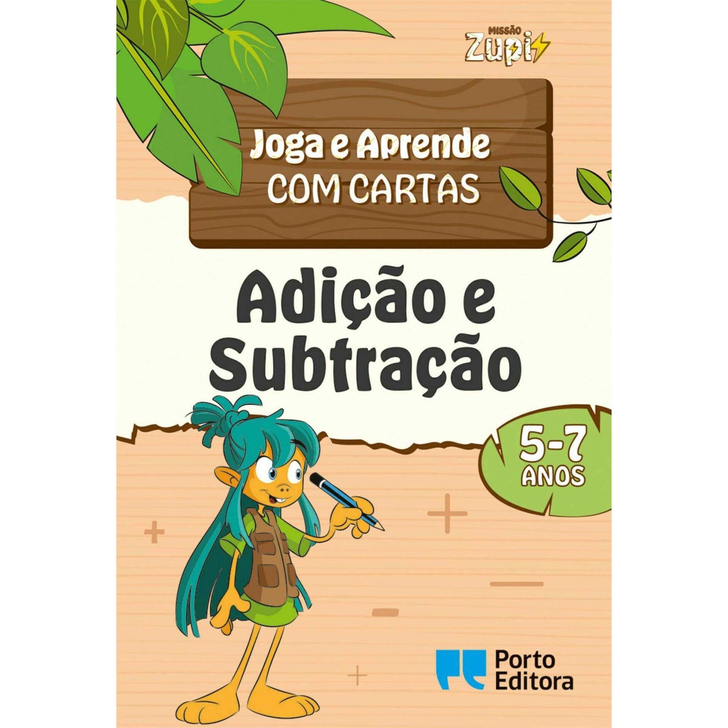 Missão Zupi - Adição e Subtração - Joga e Aprende com Cartas 5-7 Anos
