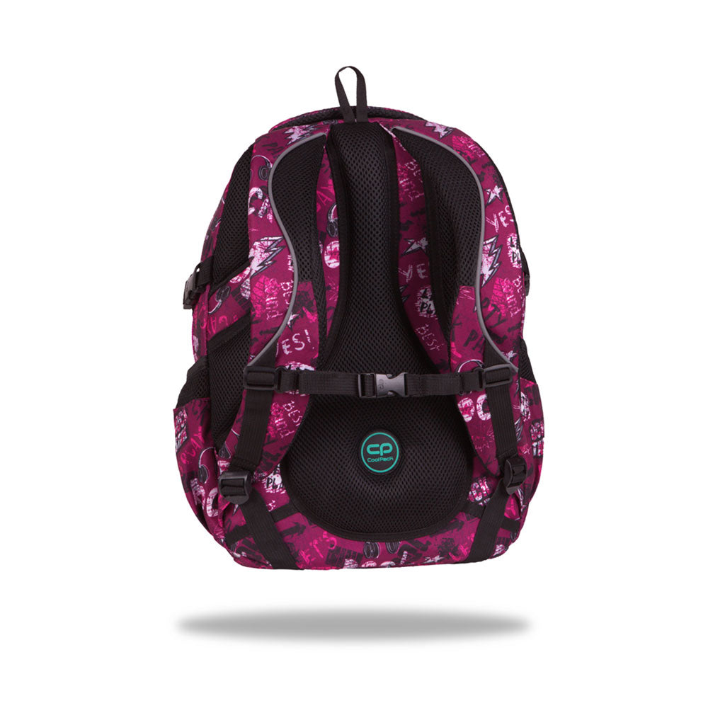 Mochila CoolPack Factor Rosa Rock - 45cm