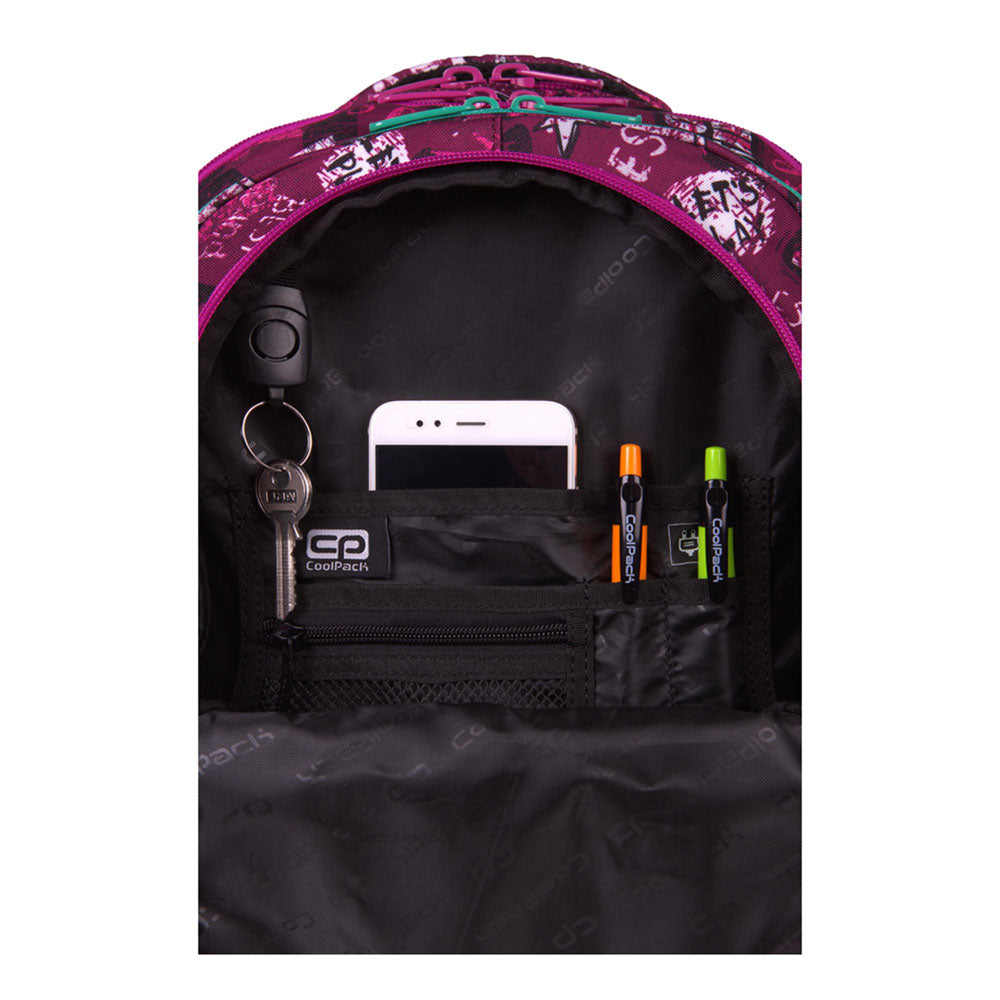 Mochila CoolPack Factor Rosa Rock - 45cm