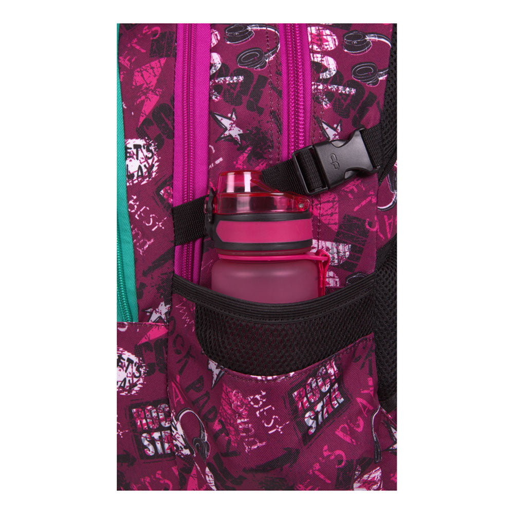 Mochila CoolPack Factor Rosa Rock - 45cm
