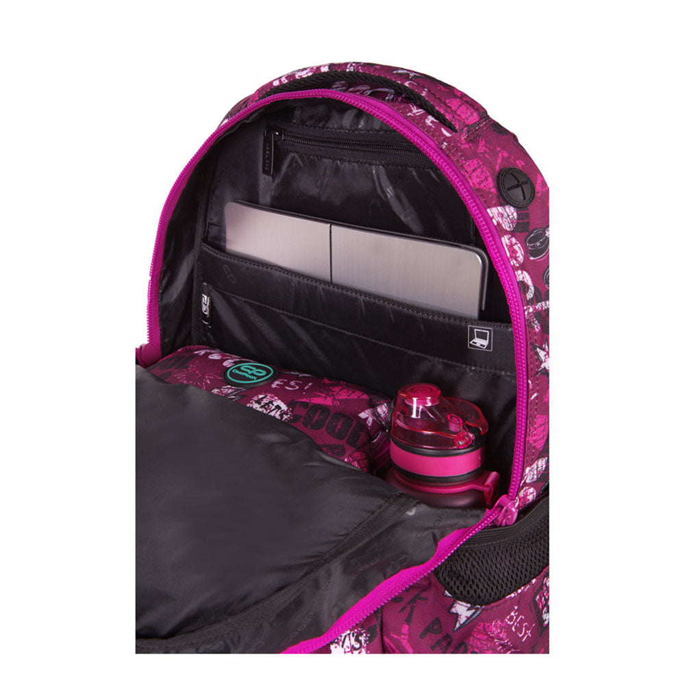 Mochila CoolPack Factor Rosa Rock - 45cm