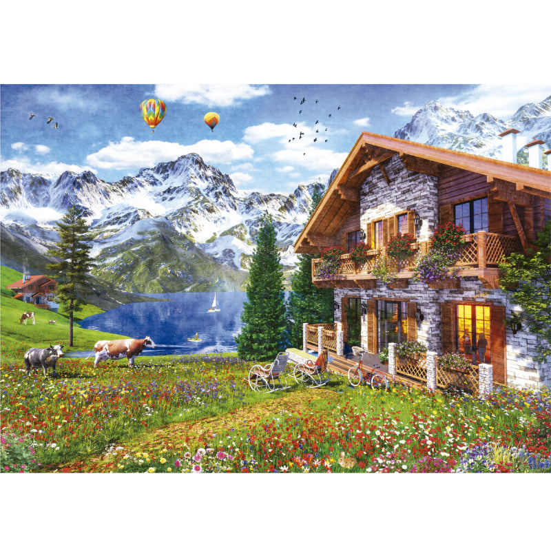 Puzzle 4000 Peças - Casa nos Alpes