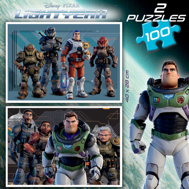 Puzzles 2x100 Peças - Lightyear