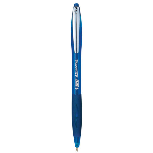 Esferográfica Bic Atlantis Azul Retratil Tinta Óleo Ponta de 1 Mm