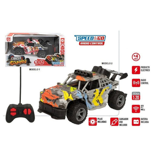 Carro R/Control GRAFITTI C/Bat 1:20 S&G