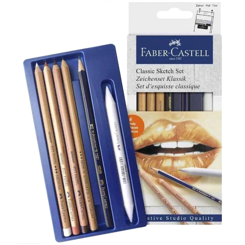 Conjunto de Esboço Clássico - Faber-Castell