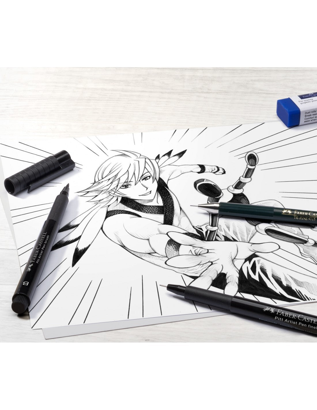 Marcadores Iniciação Desenho Manga - Set Faber-Castell