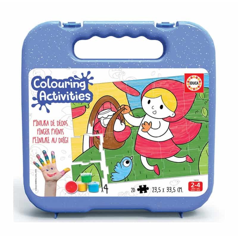 Atividades Para Colorir - Pintar Com Os Dedos