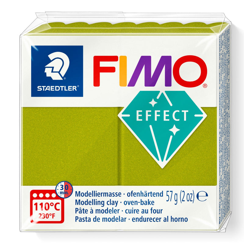 FIMO Effect 57g - 51 Verde Metálico