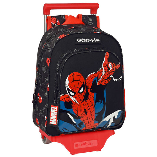 Mochila Pré-escolar com Rodas - Marvel Spiderman
