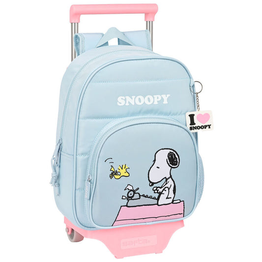 Mochila Pré-escolar com Rodas - Snoopy