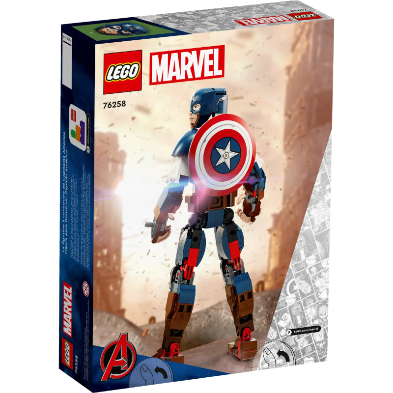 LEGO Marvel - Figura de Construção de Captain America (76258)