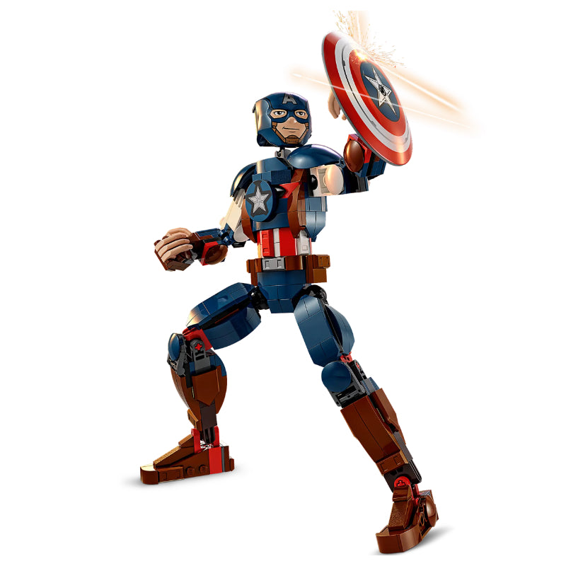 LEGO Marvel - Figura de Construção de Captain America (76258)