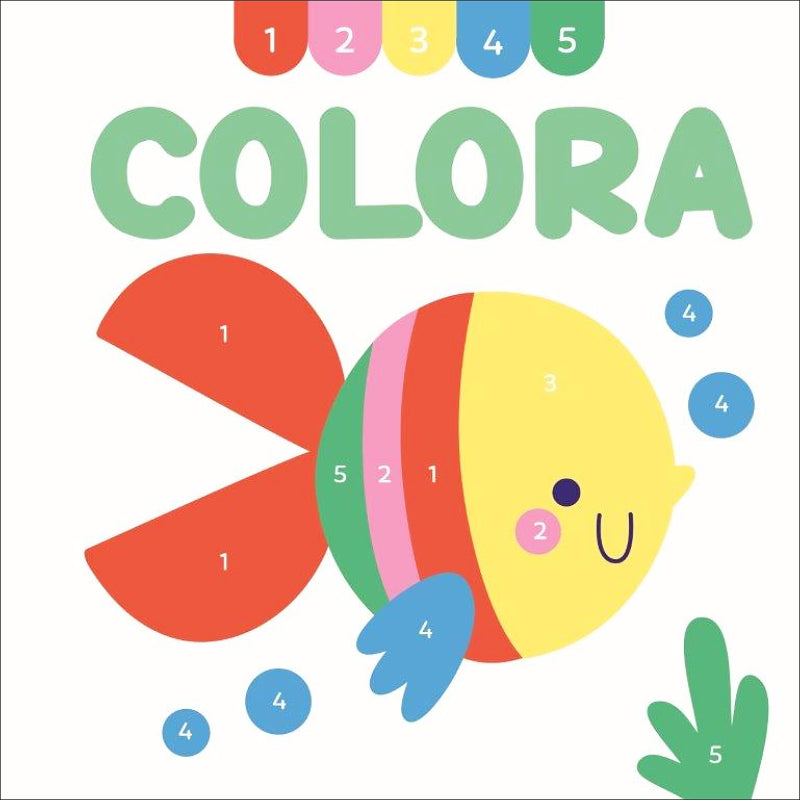 1-2-3-4-5 Colora: Peixe