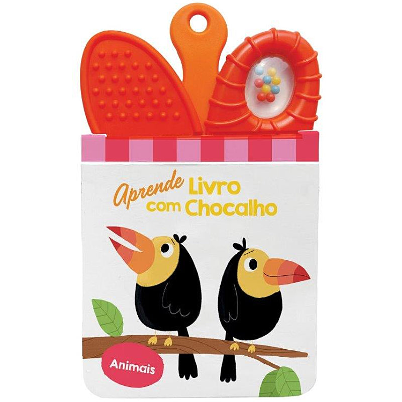 Animais - Aprende - Livro com Chocalho