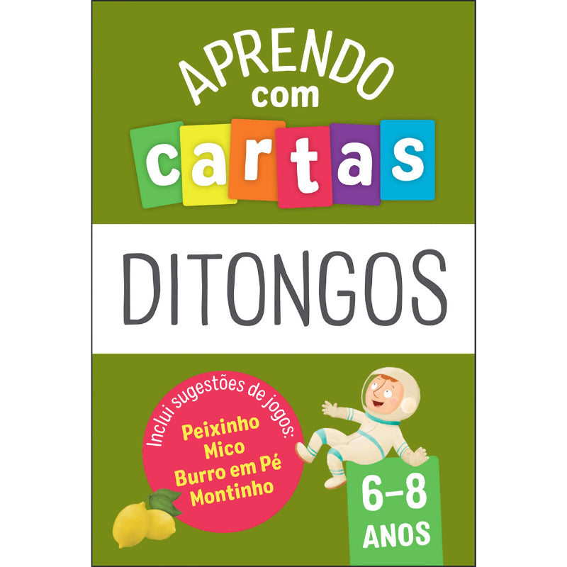 Aprendo com Cartas: Ditongos 6-8 Anos
