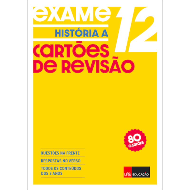 Cartões de Revisão História A 12