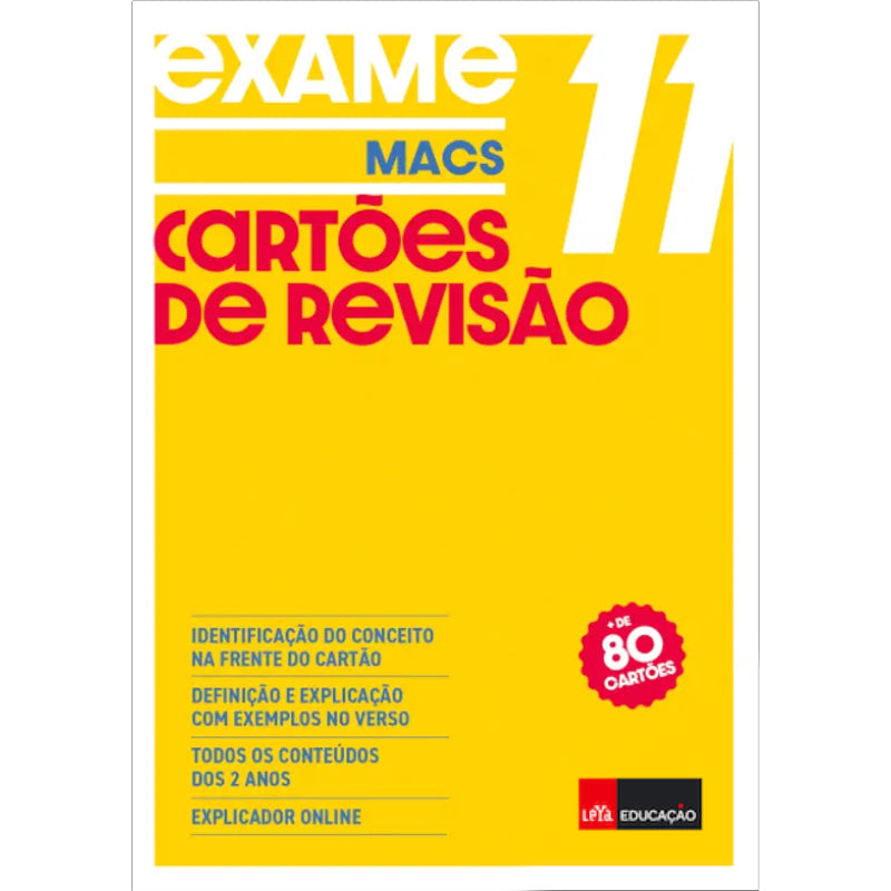 Cartões de Revisão MACS 11