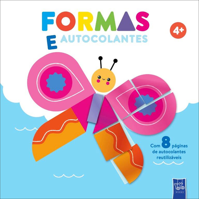 Formas e Autocolantes: Borboleta 4+