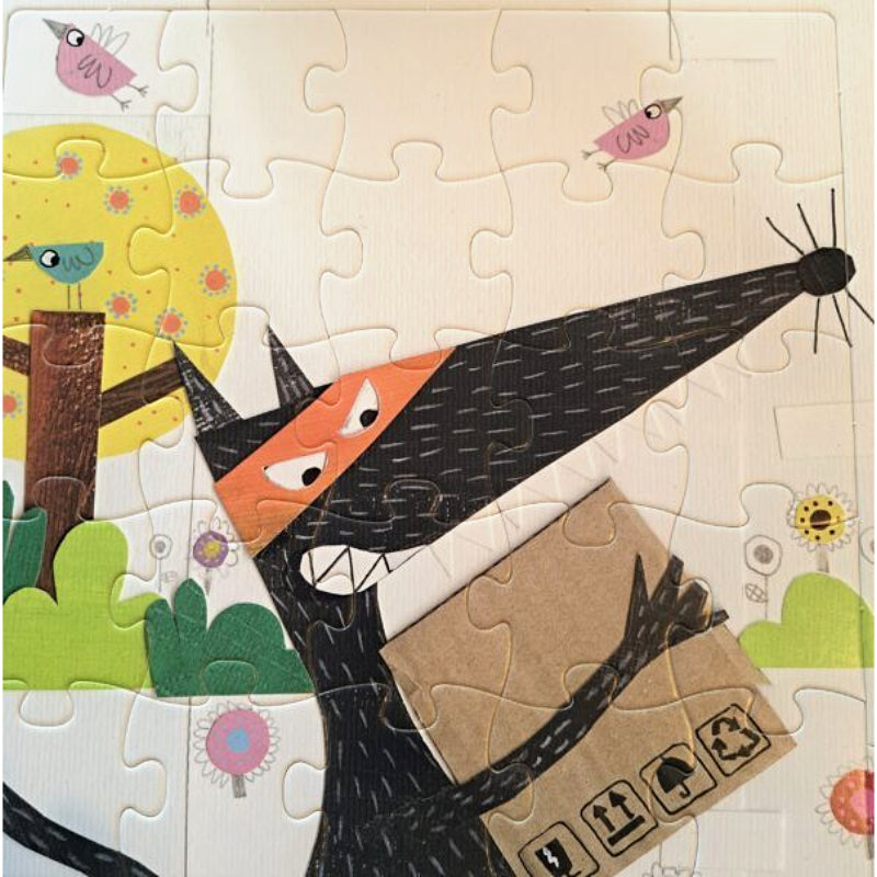 Lobo Mau: Livro Puzzle