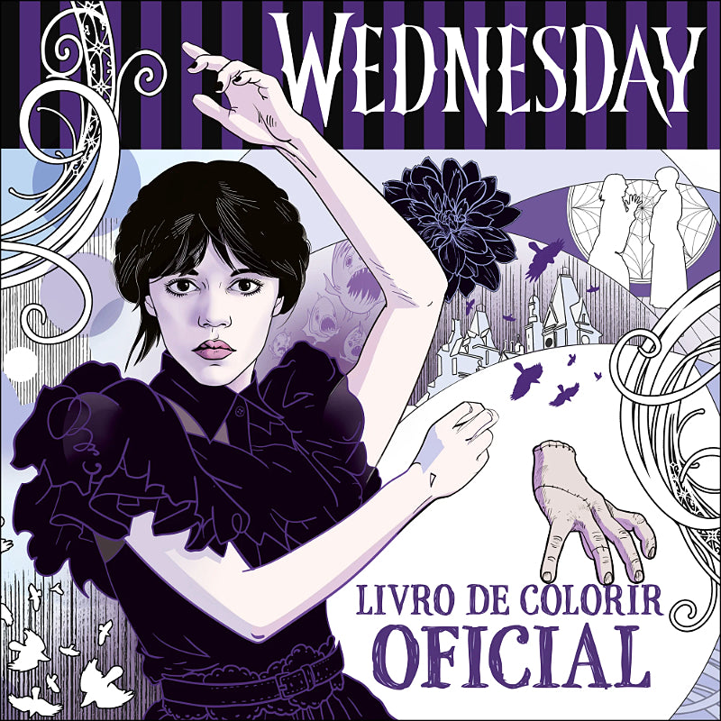 Wednesday: Livro de Colorir Oficial