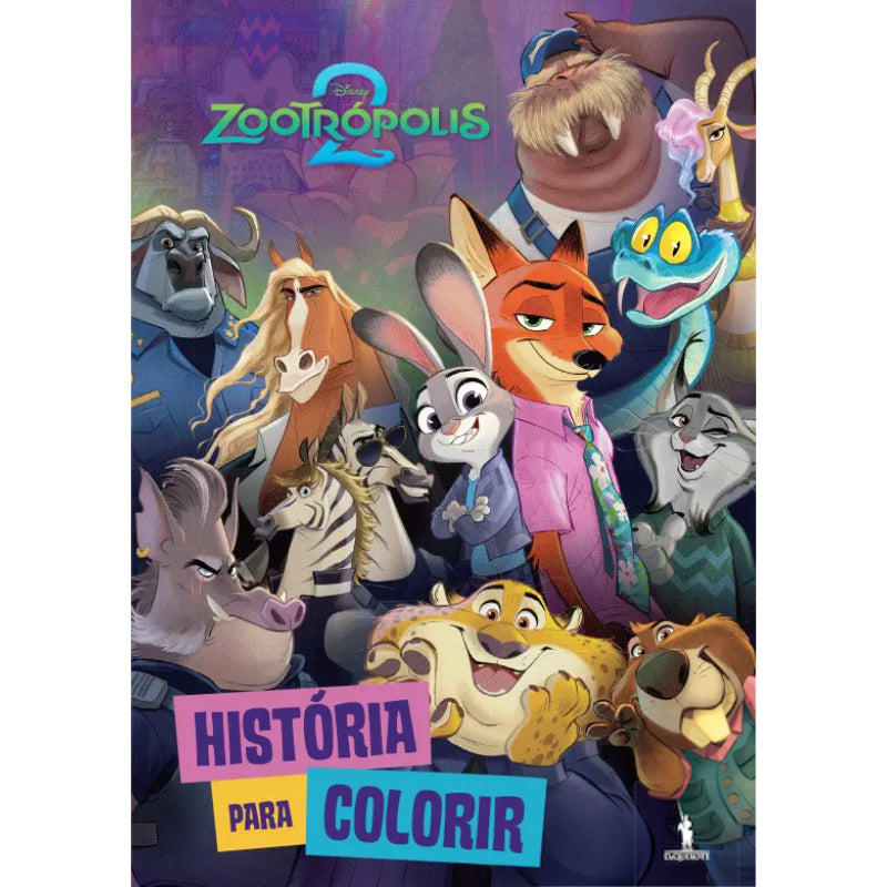 Zootrópolis 2: História para Colorir