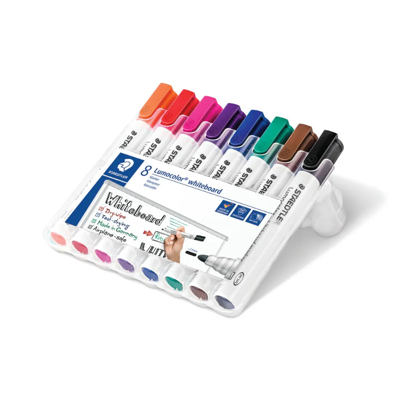 8 Marcadores de Quadro Branco - Staedtler