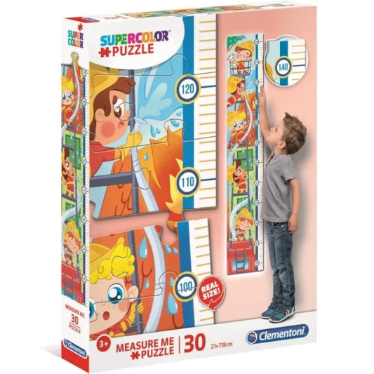 Puzzle 30 Peças - Medição de Altura - Bombeiros