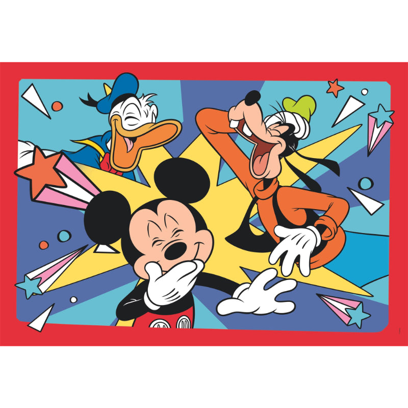 Puzzles 2x20 Peças - Mickey Supercolor