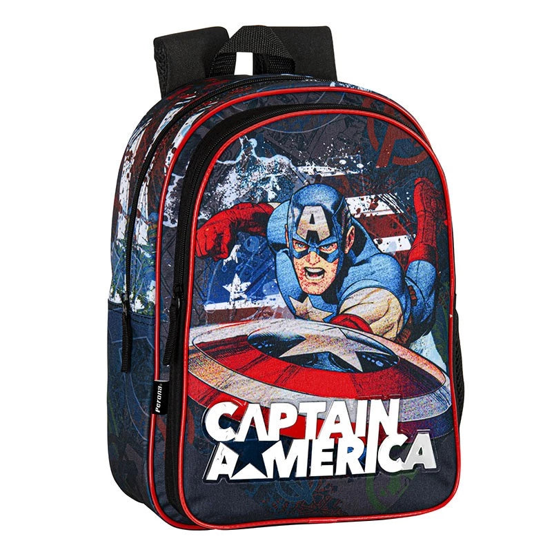 Mochila Escolar Perona - Capitão América