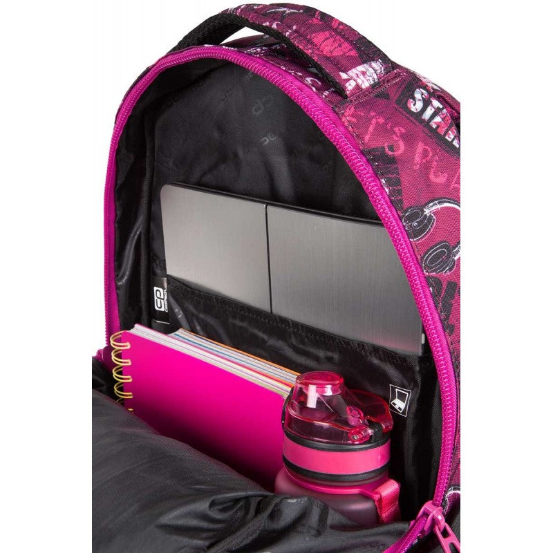 Mochila CoolPack Factor Rosa Rock - 45cm