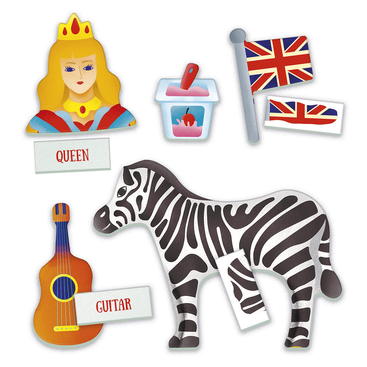 Jogo Clementoni Inglês, Primeiras Palavras