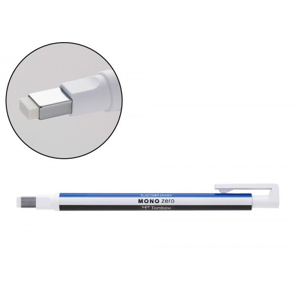 Porta Borracha Tombow Com Clip Mono Zero Ponta Retangular